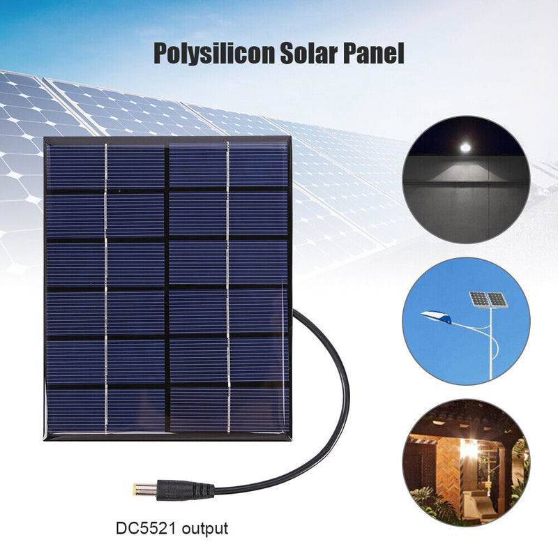 Solar Panel Polysilicon Portable Outdoor Travel Solar Charger for Solar Light