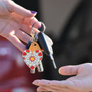 5pcs Mosaic Diamond Painting Keychain 5D DIY Rhinestone Keyring Kit (AA949)