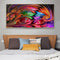 DIY Diamond Mosaic Painting Kit Full 5D Round Rhinestone Colored Light Pict