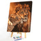 Hand Painted Artwork Frameless DIY Snuggle Lions Painting By Numbers Kit