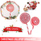 Weihnachtslollipop Ornament Hängende Weihnachts dekoration.