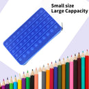 Pencil Case Simple Sensory Silicone Bubble Stationery Storage Bag for Childre