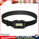 3 Modes Waterproof COB Flashlight Outdoors Headlight Headlamp Torch(Black) Newly
