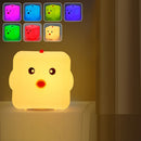 Indoor Lighting Rechargeable Led Night Light Night Lamp Cube Chicken Shape