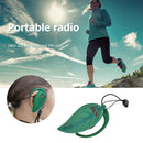 Ear-mounted FM Radio for Household Ear Hanging LCD Mini Radio Semi-automatic