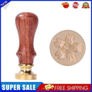 Wax Seal Stamp with Handle Lacquered Print Embossed Seal Invitation Decorat