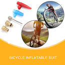 5pcs/set Bicycle Tire Inflating Schrader Presta Valve Needle Air Hose Adapter