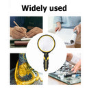 5X Magnifying Glass Lens Handheld Microscope for Reading Jewelry Magnifier