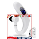 Ear-Mounted Headset & Microphone Bluetooth-Compatible V5.2 Earphone (White)