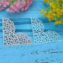 Micolot Metal Frame Punching Stencils Stencils Embossing Stencil for DIY Scra