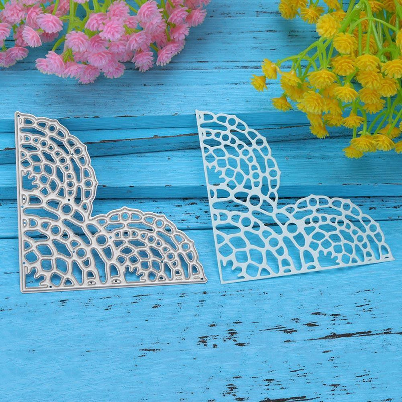Micolot Metal Frame Punching Stencils Stencils Embossing Stencil for DIY Scra