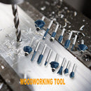 1/4 inch Handle Woodworking Milling Cutters Bit Edge Engraving Tool (15pcs)