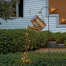 LED Shower Solar Light String Waterproof Yard Art Light (With Support B) Newly