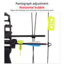 Plastic Compound Bow Tuning Mounting Tools Archery Bow String Spirit Level Combo