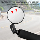 Bicycle Foldable Handlebar Convex Rear View Mirror Mountain Bike Rearview Mirror