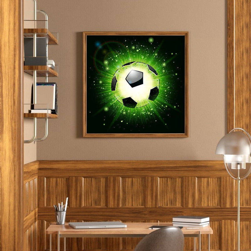 5D DIY Diamond Painting football Full Round Rhinestones Mosaic Home Decor