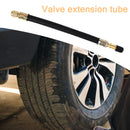 210mm Flexible Rubber Car Tire Tyre Valve Extension Adapter with Black Cap Newly