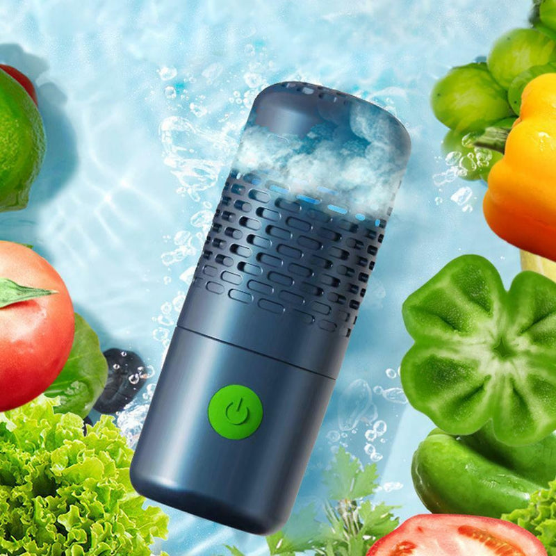 Fruit Vegetable Washing Machine Rechargeable Food Washer Automatic Wash Device