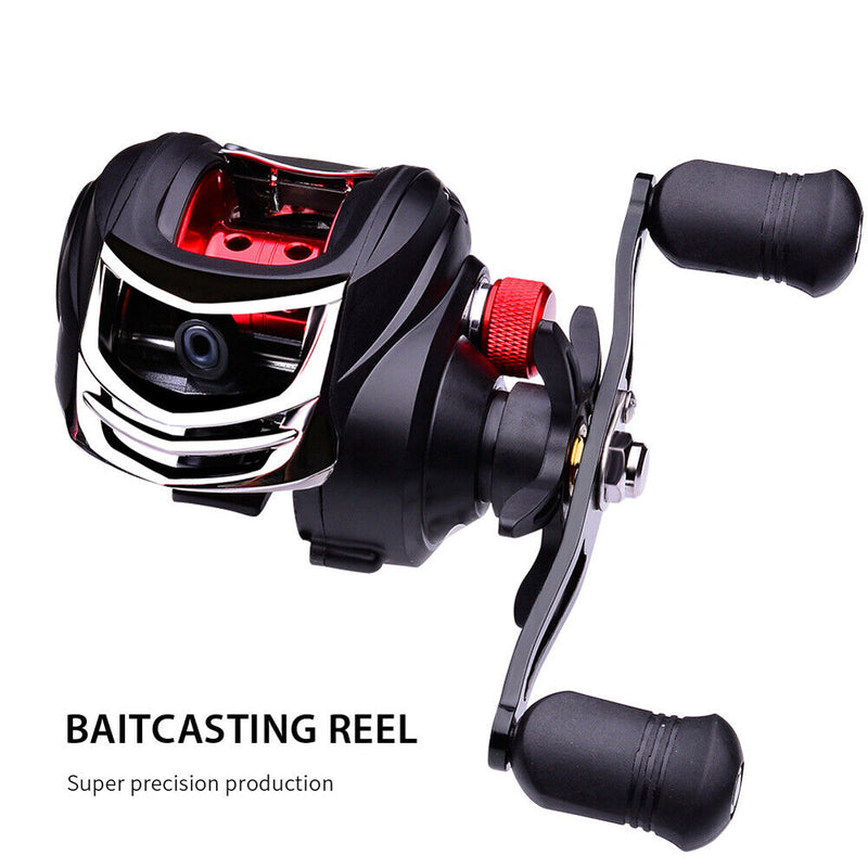 8kg Max Drag Fishing Reel 7.2:1 Bait Casting Fishing Wheel (Right Hand) Newly