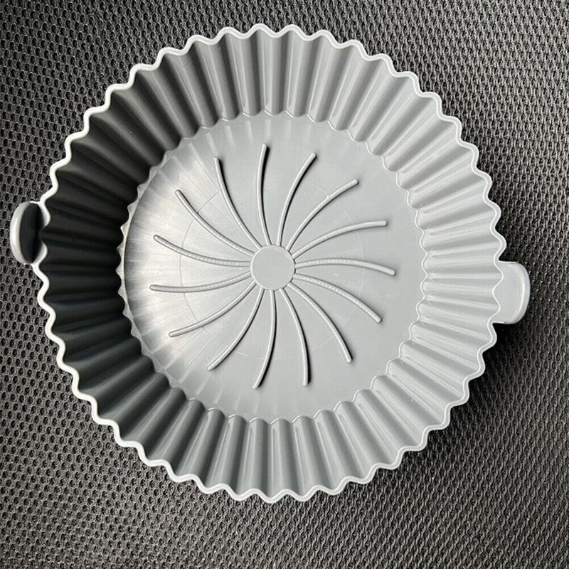 6.3 inch Silicone Mat Air Fryer Liner Parchment Food Grade Steamer Baking P