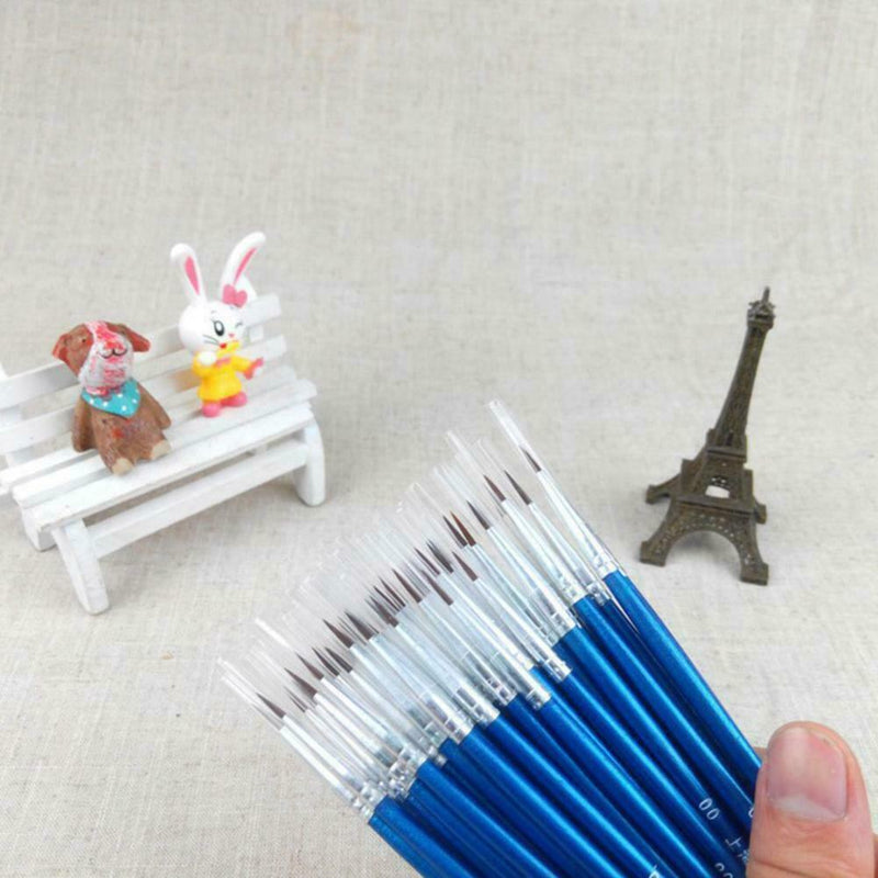 100pc Micro Extra Fine Detail Painting Brushes Art Set Craft Brushes Paint H1U2