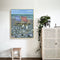 Frameless Oil Paint By Numbers Beach Chair DIY Canvas Picture Craft Kit