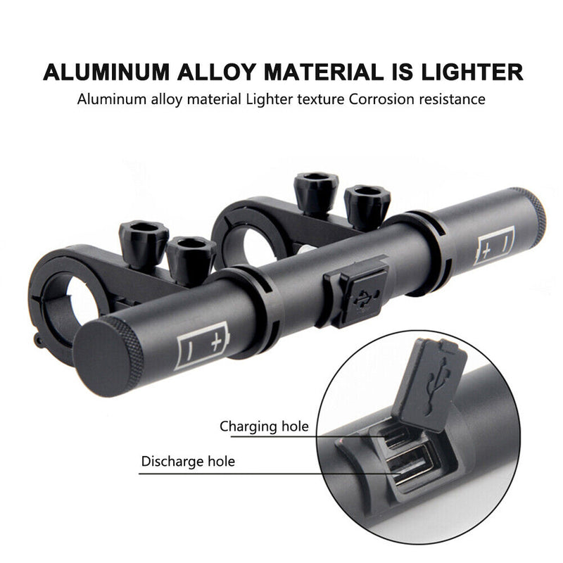 Bicycle Lamp Flashlight Bracket Clamp Extension Holder Rack Cycling Accessories