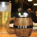 Large Capacity Wood Barrel Tankard Bucket Shaped Beer Bucket Cup Drinkware Newly