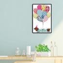 2 Strands Puppy Balloons Partial Embroidery Stamped Cross Stitch Home Decor G