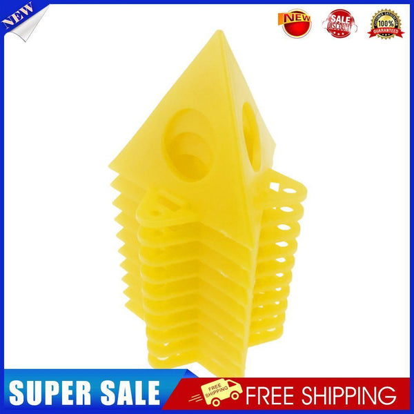 Woodworking Pyramid Stands Set Triangle Paint Pads Feet Yellow (10pcs)