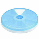 7 Day Plastic Round Weekly Medicine Organizer Pill·Box Case Holder G9A3