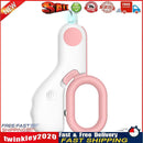 Pet Nail Clipper LED Light Dogs Cats Nail Toe Claw Cutter Scissors (Pink) Newly