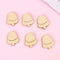 Decoration Mixed Wooden Craft Scrapbooking Squirrel Leaves Shape Mushroom