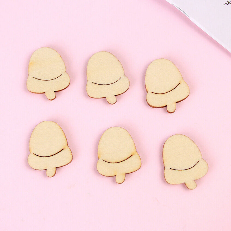 Decoration Mixed Wooden Craft Scrapbooking Squirrel Leaves Shape Mushroom