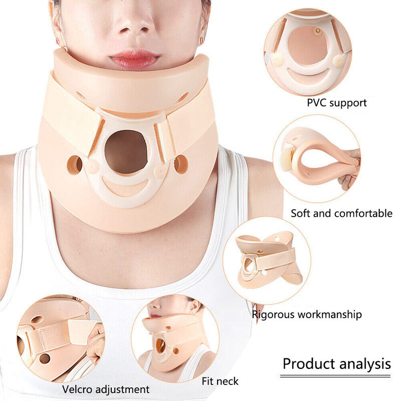 Breathable Neck Brace Cervical Traction Spine Protector Neck Support Pain Relief