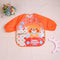 Cartoon Waterproof Unisex Baby Feeding Long Sleeve Art Apron Animal Bibs(A)
