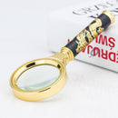 Handheld Magnifying Glass Optical Lens Jewelry Appraisal Reading Magnifier Lo
