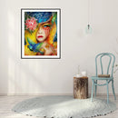 Diamond Painting 5D DIY Girl Full Round Drill Rhinestone Picture for Home