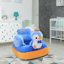Baby Sofa Cover Soft Washable Sit Seat Chairs No Filler Cradle (Penguin) Newly