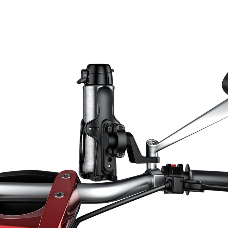 Motorcycle Beverage Water Bottle Holder Drink Cup Cage Rack for MTB Bike 20-35mm
