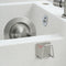 Stainless Steel Sponge Drain Rack Self-adhesive Dishcloth Organizer Hook Newly