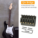 #A 6 Strings 65mm Hardtail Saddle Bridge Top Load Guitar Tailpiece Bridge for ST