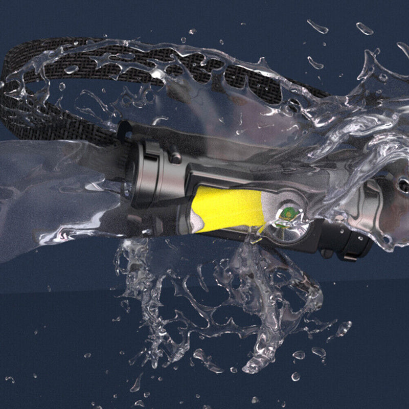 COB LED Headlamp Headlight Flashlight Rechargeable Emergency Outdoor Work Lights