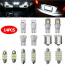 Dome Door Trunk License Plate Lamp Combo LED Inside Bulb Kit Car Interior Light