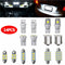 Dome Door Trunk License Plate Lamp Combo LED Inside Bulb Kit Car Interior Light