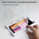 Portable Lock Bin Universal Mobile Phone Self-discipline Case Box White