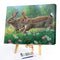 Bushes Animals Oil Paint By Numbers Kit DIY Acrylic Painting on Canvas Drawing