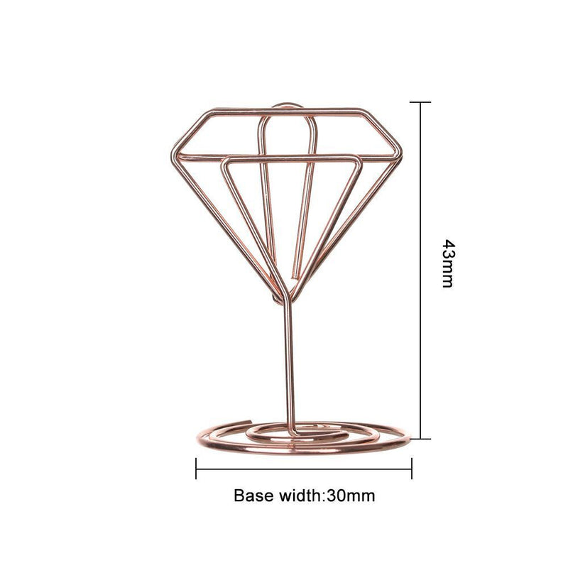 Desktop Decoration Table Numbers Holder Clamps Stand Place Card Photos Clips