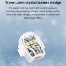 Motorcycle 3 Colors Anti-collision Strobe Light LED Warning Light Signal Light