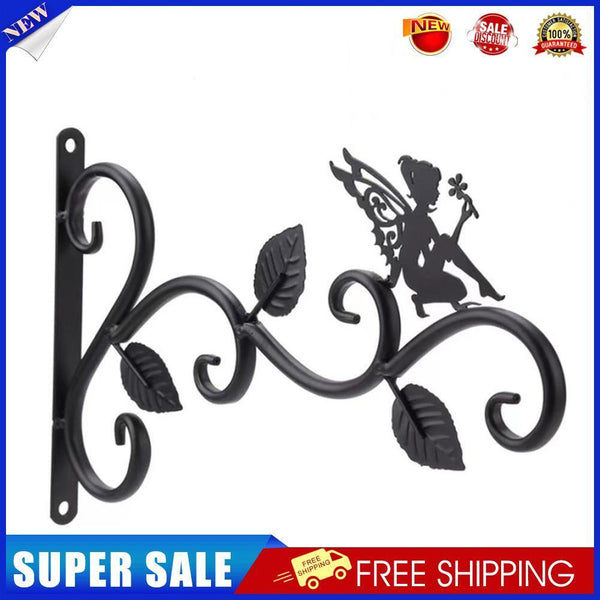 Plant Flower Pot Basket Iron Wall Hanging Hook Garden Yard Balcony Decor